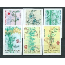 Vietnam del Norte - Correo Yvert 527/32 sin dentar ** Mnh  Flores