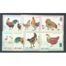 Vietnam del Norte - Correo Yvert 565/72 * Mh  Fauna aves