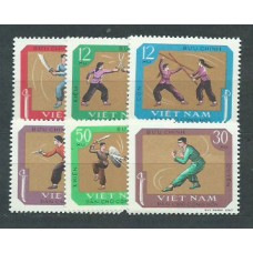 Vietnam del Norte - Correo Yvert 604/9 ** Mnh   Deportes