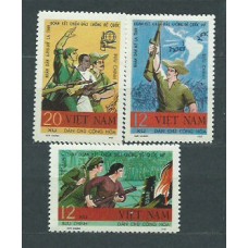 Vietnam del Norte - Correo Yvert 616/8 ** Mnh