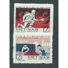 Vietnam del Norte - Correo Yvert 646/7 ** Mnh
