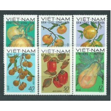 Vietnam del Norte - Correo Yvert 648/53 ** Mnh  Frutas