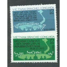 Vietnam del Norte - Correo Yvert 840/1 ** Mnh