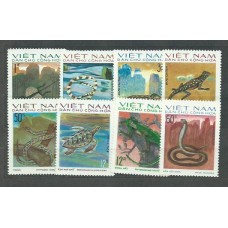Vietnam del Norte - Correo Yvert 875/82 ** Mnh   Fauna reptiles