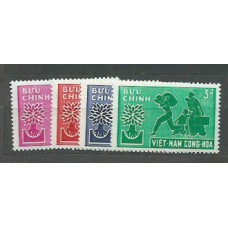 Vietnam del Sur - Correo Yvert 134/7 ** Mnh