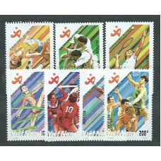 Vietnam Rep. Socialista - Correo 1990 Yvert 1108/14 ** Mnh  Olimpiadas de Bejing