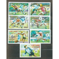 Vietnam Rep. Socialista - Correo 1990 Yvert 1142/8 ** Mnh  Deportes fútbol