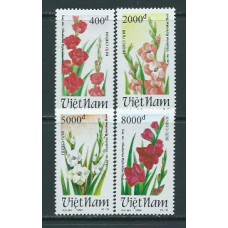 Vietnam Rep. Socialista - Correo 1994 Yvert 1450/3 ** Mnh  Flores