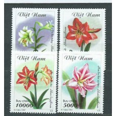 Vietnam Rep. Socialista - Correo 1997 Yvert 1686/9 ** Mnh  Flores