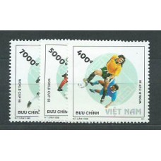 Vietnam Rep. Socialista - Correo 1998 Yvert 1769/71 ** Mnh  Deportes fútbol