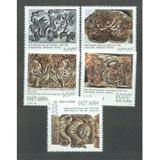Vietnam Rep. Socialista - Correo 1998 Yvert 1772/6 ** Mnh  Esculturas