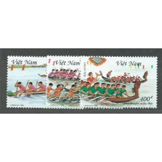 Vietnam Rep. Socialista - Correo 1999 Yvert 1851/3 ** Mnh  Barcos