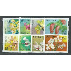 Vietnam Rep. Socialista - Correo 1979 Yvert 191/8 ** Mnh  Flores