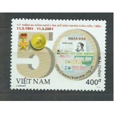 Vietnam Rep. Socialista - Correo 2001 Yvert 1968 ** Mnh