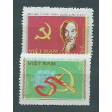 Vietnam Rep. Socialista - Correo 1982 Yvert 336/7 ** Mnh