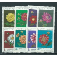 Vietnam Rep. Socialista - Correo 1982 Yvert 351/8 ** Mnh  Flores