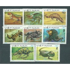 Vietnam Rep. Socialista - Correo 1983 Yvert 403/10 ** Mnh  Fauna reptiles