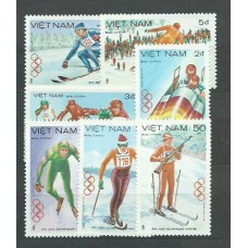 Vietnam Rep. Socialista - Correo 1984 Yvert 478/84 ** Mnh  Olimpiadas de Saporo