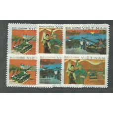 Vietnam Rep. Socialista - Correo 1977 Yvert 48/53 ** Mnh