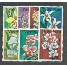 Vietnam Rep. Socialista - Correo 1984 Yvert 499/505 ** Mnh  Flores