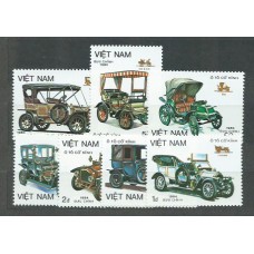 Vietnam Rep. Socialista - Correo 1984 Yvert 513/9 ** Mnh  Coches antiguos