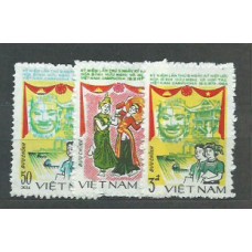 Vietnam Rep. Socialista - Correo 1984 Yvert 528/30 ** Mnh