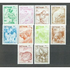 Vietnam Rep. Socialista - Correo 1984 Yvert 553/7 ** Mnh  Flora y fauna