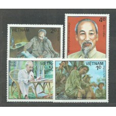 Vietnam Rep. Socialista - Correo 1985 Yvert 577/80 ** Mnh  Ho Chi Minh