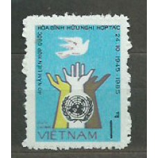 Vietnam Rep. Socialista - Correo 1985 Yvert 660 ** Mnh  ONU