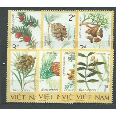 Vietnam Rep. Socialista - Correo 1986 Yvert 773A/G ** Mnh  Flora