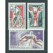 Wallis y Futuna - Correo Yvert 178/9+A.39/40 ** Mnh Deportes