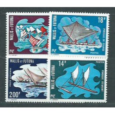 Wallis y Futuna - Correo Yvert 182/4+A.43 ** Mnh Barcos
