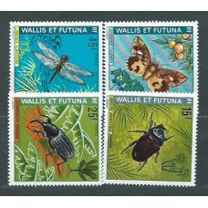 Wallis y Futuna - Correo Yvert 185/8 ** Mnh Fauna. Insectos