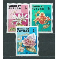 Wallis y Futuna - Correo Yvert 282/4 ** Mnh Flores