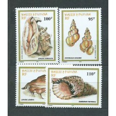 Wallis y Futuna - Aereo Yvert 209/12 ** Mnh Fauna Marina. Conchas