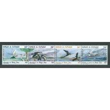 Wallis y Futuna - Aereo Yvert 214/7 ** Mnh Fauna. Aves