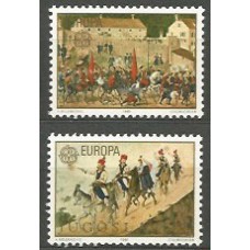 Tema Europa 1981 Yugoslavia Yvert 1769/70 ** Mnh