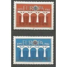 Tema Europa 1984 Yugoslavia Yvert 1925/6 ** Mnh