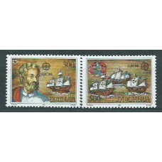 Tema Europa 1992 Yugoslavia Yvert 2397/8 ** Mnh