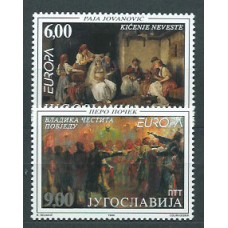 Tema Europa 1998 Yugoslavia Yvert 2714/5 ** Mnh