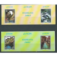 Tema Europa 2001 Yugoslavia Yvert 2878/9 Carnet ** Mnh