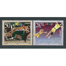 Tema Europa 2002 Yugoslavia Yvert 2921/2 ** Mnh