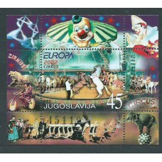 Tema Europa 2002 Yugoslavia Yvert Hoja 54 ** Mnh