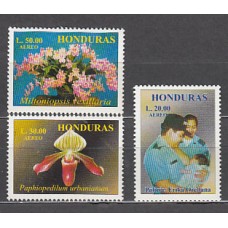 Honduras - Aereo 2000 Yvert 1001AJ/AL ** Mnh Flores