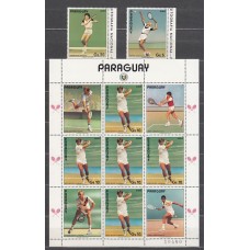 Paraguay - Aereo Yvert 1007/9 ** Mnh Deportes