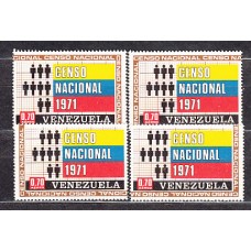 Venezuela - Aereo Yvert 1012/5 ** Mnh Censo Nacional