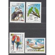 Honduras - Aereo 2001 Yvert 1040/3 ** Mnh Fauna aves