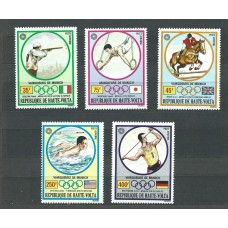 Alto Volta Aereo Yvert 120/4 ** Mnh  Olimpiadas de Munich