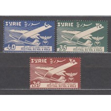 Siria - Aereo Yvert 127/9 ** Mnh  Aviación