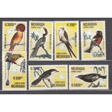 Nicaragua - Aereo Yvert 1286/92 ** Mnh Fauna aves